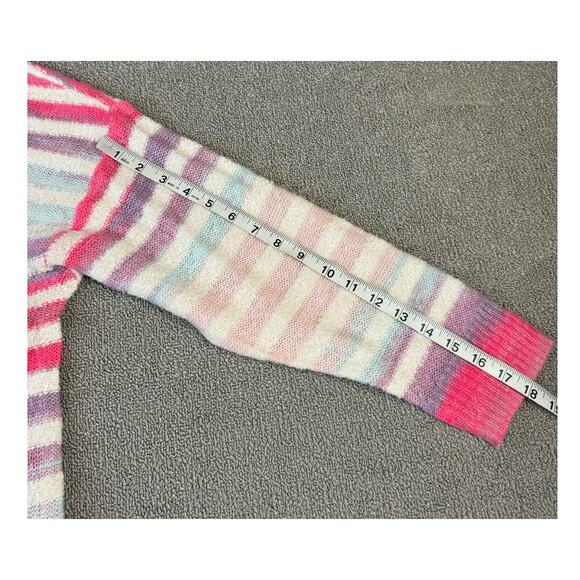 Torrid Sweater Knit Crewneck Pastel Stripe Size 3X - Picture 6 of 6